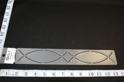 2 INCH SASHING STENCIL FISHTAIL